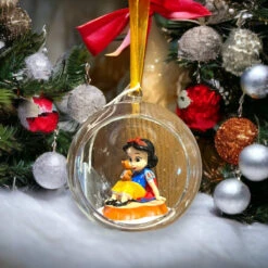 Boule De Noël Animators Blanche Neige Disneyland Paris