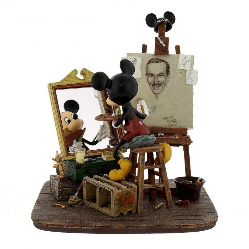 Figurine Mickey "Auto-portrait" Disneyland Paris 1 Figurine Mickey "Auto-portrait" Disneyland Paris