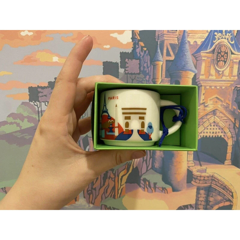 Mini Mug Ornement De Sapin Paris YAH Starbucks 1 Mini Mug Ornement De Sapin Paris YAH Starbucks