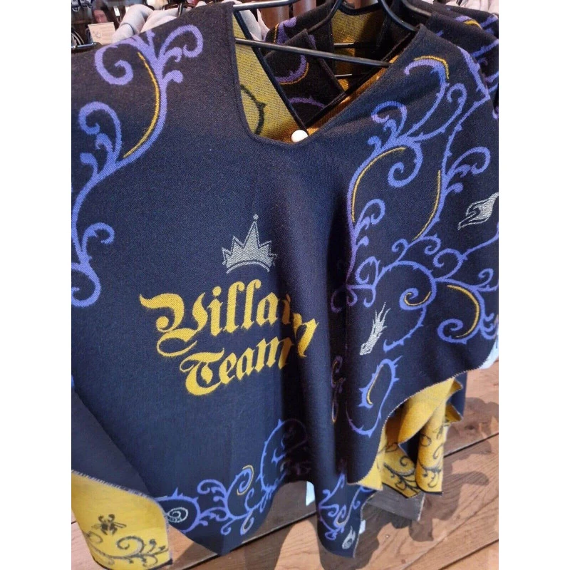 Poncho Halloween Villains MaléfiqueTAILLE UNIQUE 2 Poncho Halloween Villains MaléfiqueTAILLE UNIQUE – Image 2