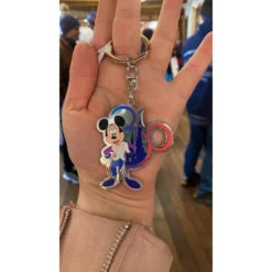 Porte Clé Mickey Métal Logo 30ème Anniversaire