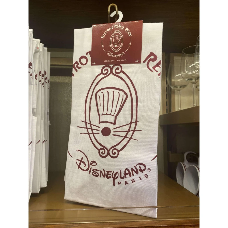 Torchon "Bistrot Chez Rémy" Disneyland Paris 1 Torchon "Bistrot Chez Rémy" Disneyland Paris